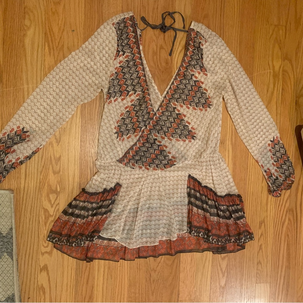 Free People boho top Medium